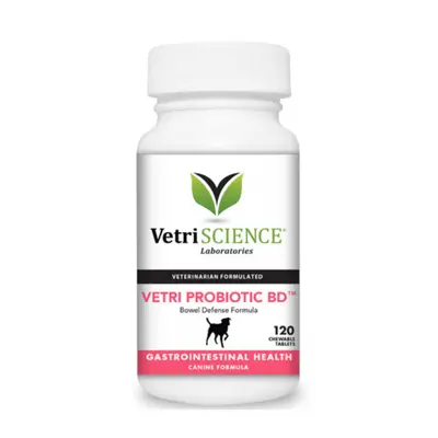 Vetri Probiotic Bowel Defense, 120tbl masticabile