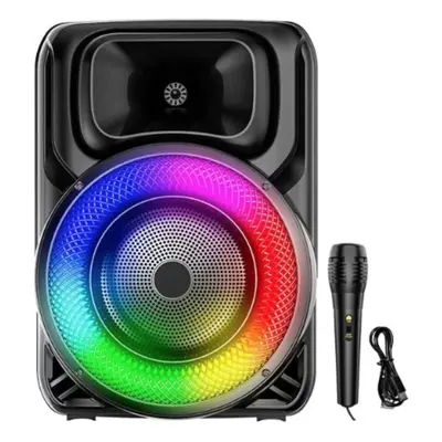 Boxa portabila cu microfon ZQS 8147 de 45W BT/FM/USB/AUX RGB 8 inch