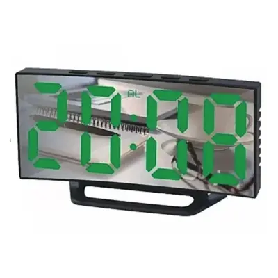 Ceas de birou oglinda cu alarma DS-3811L afisaj verde