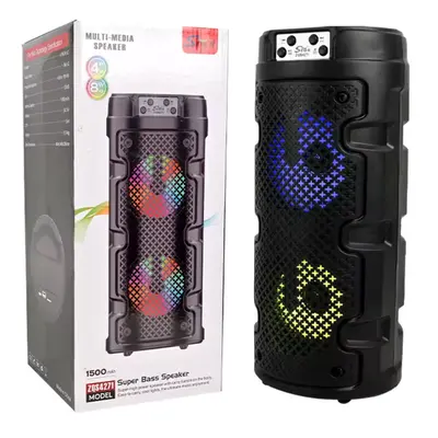 Boxa portabila Bluetooth ZQS 4271 de 2 x 4 inch cu lumina RGB